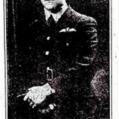 The only known portrait photograph of P/O John Musgrave taken at Chesham Studios by graham Photographers, copy reproduction produced from local war time news paper.
